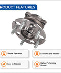 Rear Wheel Hub And Bearing Assembly For Acura RDX 2007 2012 And 2017 2018 AWD Also Fits Honda CR V 2007 2011 4WD product features
