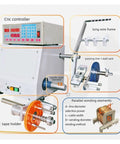 Built Tough Automatic Cable Winder Reel Zero Drama Cord Management Workhorse For Workshop Plus Garage with CNC controller and winding elements.