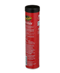 Plex Extreme Pressure Premium Red Grease 14 Oz Multi Purpose Lithium Complex Grease cartridge side view