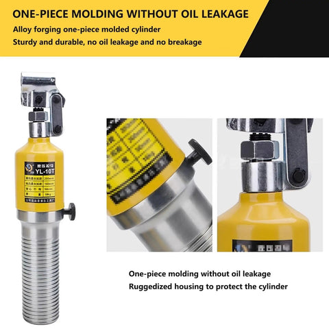 Badass 50 Ton Hydraulic Gear Puller And Versatile Two Or Three Jaw Bearing Hub Separator with rugged one-piece molded cylinder.