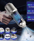 Cordless Car Vacuum With 18000Pa Brushless Motor, 120W Beast Handheld Vacuum And Air Duster in use with LED screen display