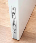 Two Sets Stainless Steel Flush Bolt For Double Doors Hidden Slide Bolt Latch Security Lock With Vertical Installation