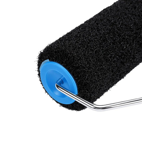 Top Shelf Nine Inch Drywall Texture Roller Cover Heavy Duty Capacity Nylon Design for flawless joint compound application close-up.