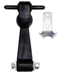 6 Inch Heavy Duty Rubber Hood Catch With Bumper Includes Brackets And Pin, weather-resistant latch for securing compartments