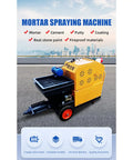 Heavy Duty Multifunctional Construction Spraying Machine For Cement Sand Mortar Wall Plaster shown outdoors on a flat surface.