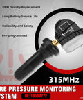 315Mhz Tpms Tire Pressure Monitoring System Sensor Fits Chevy Silverado Gmc Sierra Buick Equinox Cruze Colorado Cadillac Pickup, showing 4-pack sensor with OEM design.