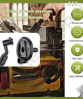 Pro Grade Replacement Table Saw Bevel Handle And Wheel Kit For DW745, DW745-AR, DW7450, DWE7480, Compatible With 5140032-55