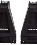 Pair of RL210DS8 Leg Kit for Roof Rack Systems, 150 mm leg height, sleek black design, durable and strong for outdoor adventures
