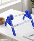 Plastic Wrap Dispenser With Cutter For Tabletop Use Easy Stretch Film Wrapping Machine Manual Packaging Tool For Cling Wrap Rolls Fast No Fuss Wrapping For Shipping Retail And Storage on a desk
