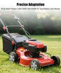 Lawn Mower Blade Replacement Kit For 21 Inch Dual Blade Mowers LM2130SP LM2150SP LM2160SP Includes Bolts Nuts And Washer
