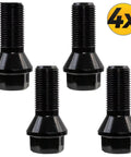 Premium Lug Wheel Studs Kit For BMW I3 I8 X1 X2 X3 X4 X5 X6 Z4 M3 M4 M6 E70 E71 M235I Heavy Duty Car Wheel Bolts And Nuts Accessories With OEM 36136774896, black steel 4x studs