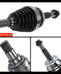 Close-up of Front CV Axle Shaft Assembly Pair For Scion TC 2011 2012 2013 2014 2015 2016 2.5L Automatic Transmission