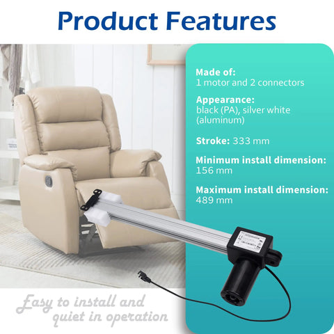 Power Recliner Motor Actuator Replacement For Lift Chair Fits JLDQ 11 156 333D And JLDQ 11 156 333 A K P Z Replacement Part