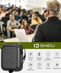 Teacher using Beefy 18W Voice Amplifier For Teachers With Portable Microphone And Wired Headset IPX5 Waterproof Bluetooth Speaker System USB And 3.5mm Input Great For Large Classes And Tours, in a classroom