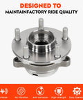 Front Wheel Bearing Hub Assembly For 2007 2012 Nissan Altima 2.5L With 5 Lug 4 Wheel ABS Replacement 513294 1 Piece
