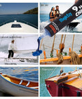 9 Second Chip Fix Oyster White Fiberglass Repair Filler For Boats And Gelcoat One Part Marine Epoxy Putty in use on various boat parts.