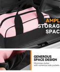 Pink 7 Piece Tool Kit For Home DIY With Screwdriver Pliers Measuring Tape Level Scissors And Wide Open Mouth Canvas Storage Bag A Handy Set For Quick Fixes And Everyday Projects