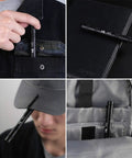 Ultra Bright LED Pen Flashlights Mini Pocket Lights With Clip 2 Pack Waterproof in pocket, on notebook, and clipped on cap