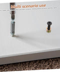 Wood Furniture Threaded Inserts Kit With Bolts Nuts Wrenches And Drill Bit 50 Piece Metal Connector Hardware in use on board