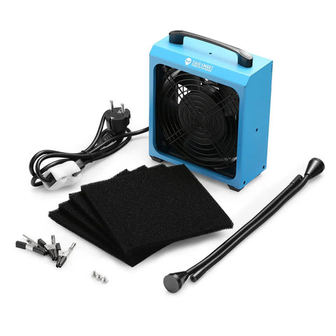 Pro Grade Solder Fume Extractor With Flexible Magnetic Soldering Arms And 4 Carbon Filters, High Suction Smoke Absorber For DIY Workstation, Quiet 3300 RPM Copper Motor Delivers Strong Air Flow And Cleaner Bench