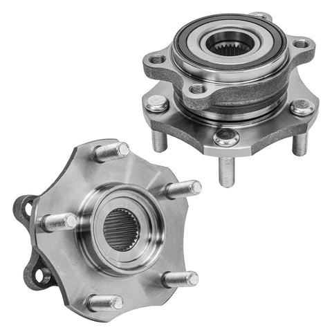 2 Piece Front Wheel Bearing Hubs Assembly Replacement For Nissan Rogue 2014 2023 Including Rogue Sport 2017 2022 And Qashqai 2017 2018 Pair