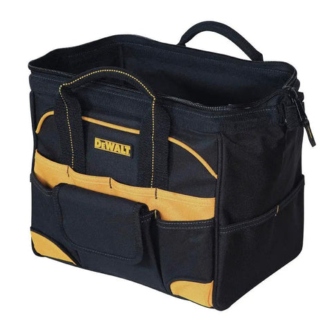 Tradesman's Tool Bag 12 Inch Heavy Duty Poly Fabric With 9 Interior Pockets Including A Zippered Pocket And 20 Exterior Pockets