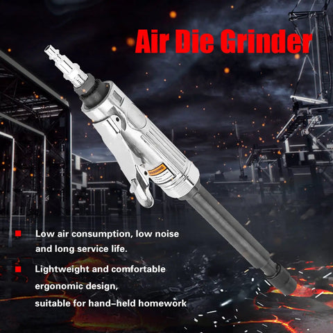 High Octane Air Angle Die Grinder Pumping 25000 RPM Sick Torque With A Gnarly Good Grip And 3MM Chuck For Badass Metal Shaping And Fast Polish Runs with ergonomic design for easy handling.
