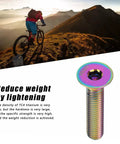 Titanium Alloy Bike Stem Bolt Screw M6 By 30mm Flat Head Headset Cap Bolt and mountain biking scene