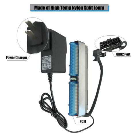 Gen 3 LS ECM Programming Bench Harness With Power Supply For GM Chevy 1999-2007 Vehicles OBD2 Port Tune Testing Tool