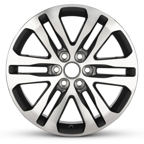 18 Inch Machined Gray Alloy OEM Rim For 2015 2020 Canyon Road Ready SUV Wheel Genuine OEM Replacement Fits TPMS Lug Nuts Valves And Winter Tires Easy Install