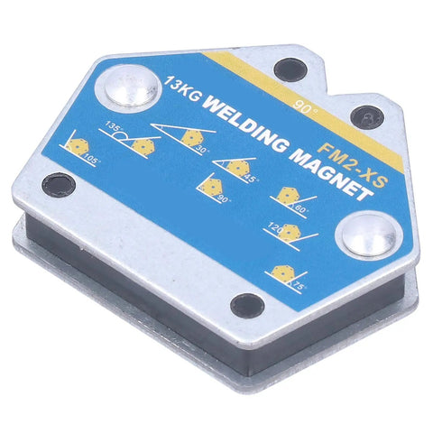 Top Tier 13KG Magnetic Welding Positioner Multi Angle Fixer For Steel Plates With Double Layer Galvanized Shell Heavy Duty Square Iron Holder Tool For Pros showing a 13KG welding magnet with angle measurements.