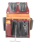 Right Hand Electrician Tool Case With 25 Pockets And Tool Holders, Heavy Duty Belt Pouch For Journeyman Electricians, Made In USA
