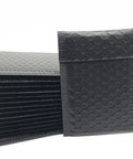 Stack of 5x7 Inch Black Poly Bubble Mailers Small Padded Envelopes Self Sealing Shipping Bags 100 Pack For Secure Lightweight Shipments Ideal For Online Sellers And Small Biz