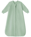 Baby Sleep Sack For Infants 6 To 12 Months 1 Tog Long Sleeve Wearable Blanket Organic Cotton With 2 Way Zipper Quilted Sleeping Sack