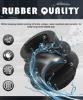 Caliper Pin Boot Kit 4 Piece With O Rings, rubber quality, durability illustration for braking performance