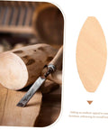 ProLevel Wood Biscuit Joiner And Tenon Slotting Tool showcasing a light yellow hardwood cutter with a wood background.