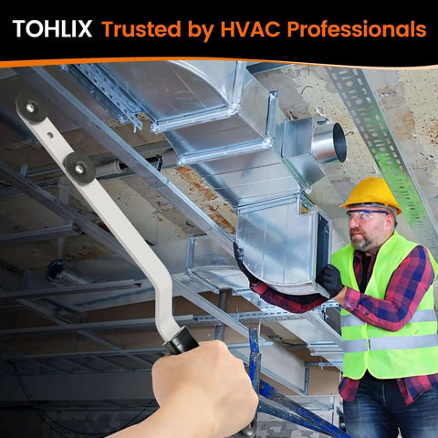 16 Inch Steel Duct Stretcher With Ergonomic Wave Grip And Extended Bend For Extra Clearance Built Tough Drive Cleat Installation