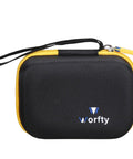 Tough As Nails Hard Shell Carrying Case For Franklin Sensors Prosensor M70 Stud Finder With Seven Detection Sensors Heavy Duty Eva Travel Organizer Bag Black Variant with yellow zipper