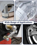 Various applications of the 345 Piece SAE Hex Nut and Lock Nut Kit in 304 Stainless Steel, showing hex nuts in use