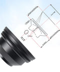 F Theta Lens 300x300mm 420mm Focal Length Fiber Laser Scan Lens M85x1 Thread For 1064nm Galvo System Engraving Machine