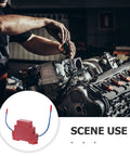 Keep Your Ride Sweet And Secure With This Self Activating Auto Fire Extinguisher Sticker Under The Hood Rapid Heat Detector Compact Fire Suppression Patch For Weekend Warriors shown being installed on an engine.