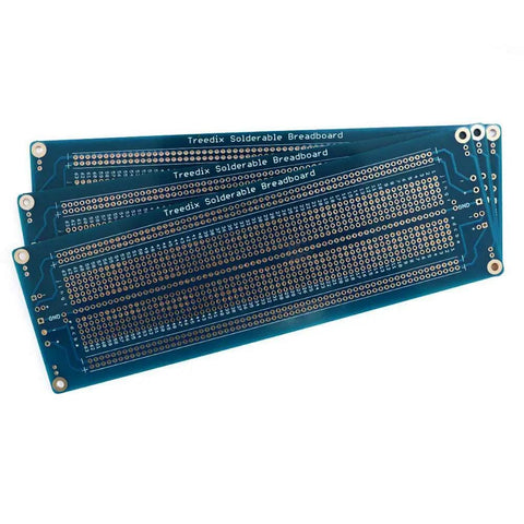 Universal Solderable Breadboard PCB Prototype Shield Double Sided Board With Tinned Gold Plated Holes Great For Arduino And Raspberry Pi