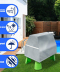 All-Weather Outdoor Furniture Cover for Backyard and Patio, Waterproof Dustproof Shelter With Durable Fabric in garden setting
