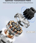 RC pinion gears, two pieces, 13T, 32P, hardened steel for 3mm shafts; fits Traxxas RC cars.