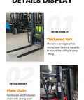 Heavy Duty Electric Forklift High Capacity Pallet Lifter With Steel Mast Anti Rust Finish For Harbor Docks And Rough Job Sites thickened fork detail close-up.