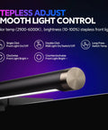 RGB Monitor Light Bar For Eye Care With Four Modes And Color Temperature Adjustable From 2900K To 6000K USB Powered Reading Lamp