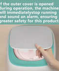 Portable Washing Machine For Clothes And Underwear Smart Wash Technology Ultra Quiet Spin Washer Dryer Combo safety mechanism overview.