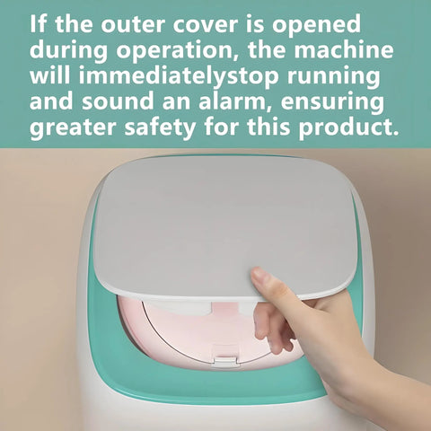 Portable Washing Machine For Clothes And Underwear Smart Wash Technology Ultra Quiet Spin Washer Dryer Combo safety mechanism overview.
