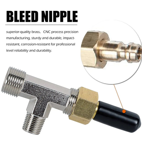 Bleeder Tee Kit Replaces HF4202 For Baystar Hydraulic Steering Cylinders Universal Fit Across All Baystar Models Includes 2 Per Kit Replaces HF4202 And 800620 No Hassle Install Durable Marine Grade Replacement Part