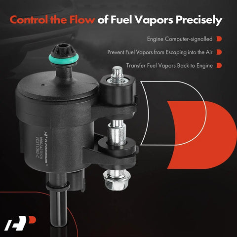 Vapor Canister Purge Solenoid Valve Replaces OE Unit for Chevy Buick GMC Cadillac Cars SUVs Fits Equinox Traverse Impala Camaro